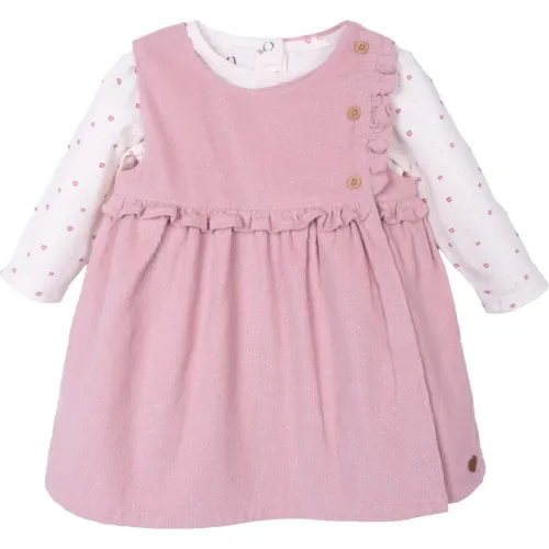 PILLIN Vestido Bebé Niña Color Rosado