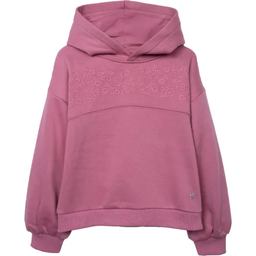 PILLIN Polera Niña Color Burdeo