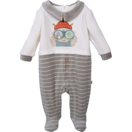 PILLIN Enterizo Bebés Niño Color Blanco