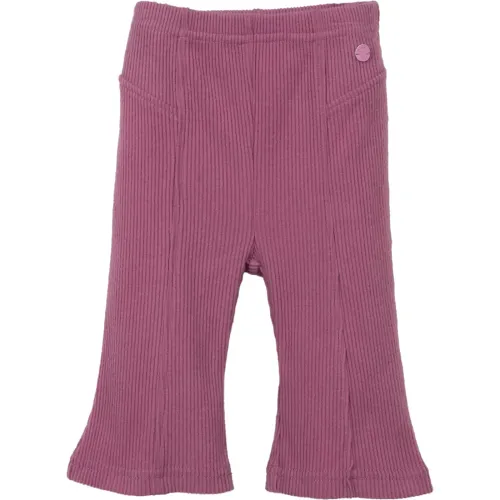 PILLIN Legging Bebé Niña Color Ciruela