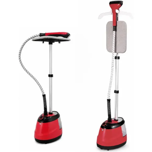 GENERICO Plancha De Vapor Para Ropa Base De Planchado Vertical Y Horizontal 2000w Roja