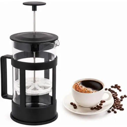 GENERICO Cafetera Manual Prensa Francesa De Vidrio 1000 Ml Para Café Y Té Con Filtro De Émbolo