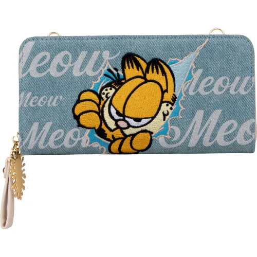TIZZA Billetera Mujer Multi Garfield Meow Jean