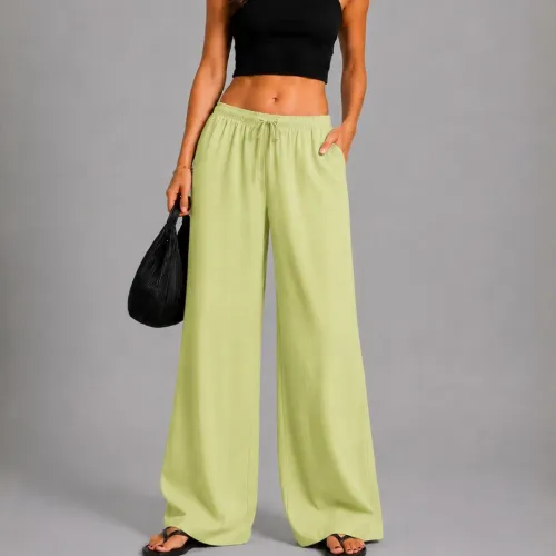 ROSUE Pantalón Holgado Arely Fresco Mujer Viena