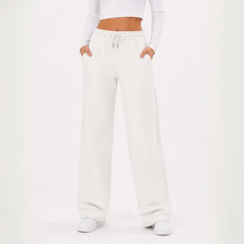 ROSUE Buzo Pantalón Pierna Recta Con Bolsillos De Mujer