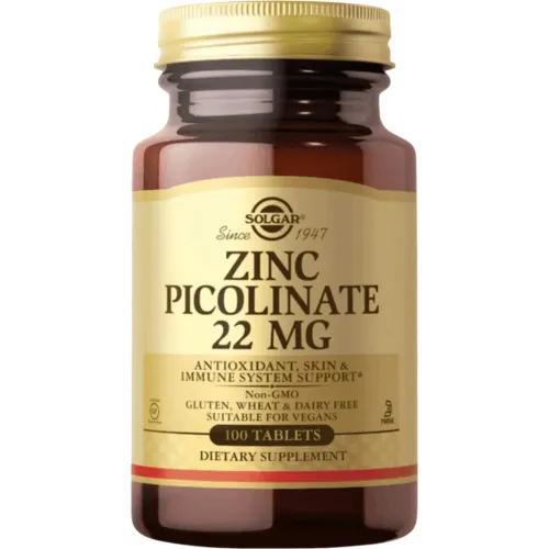 Solgar Zinc Picolinate 22mg 100 Tab