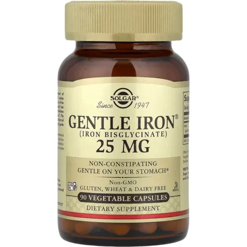 Solgar Hierro Gentle 25 Mg (Hierro Bisglicinato) - 90 Cap
