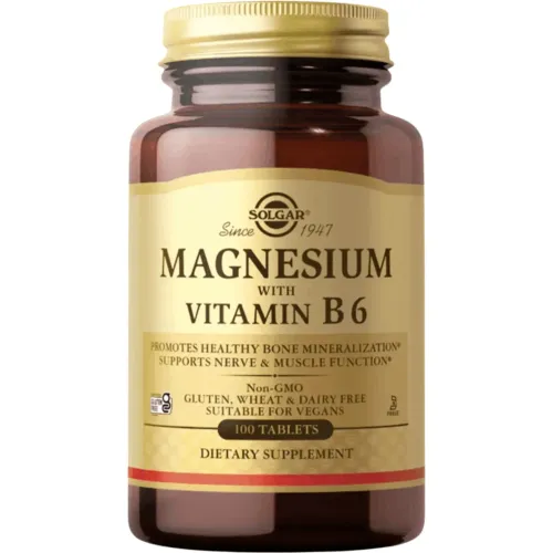 Solgar Magnesium With Vitamin B6 100tab