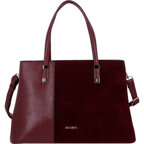 Secret Tote Bag M Zagreb Sc7 Burgundy