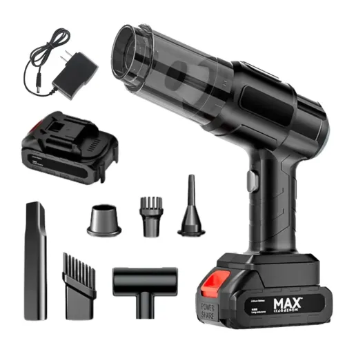 GENERICO Aspiradora Sopladora Portátil Recargable Multiusos 2 En 1 Alta Succión 120w X8549