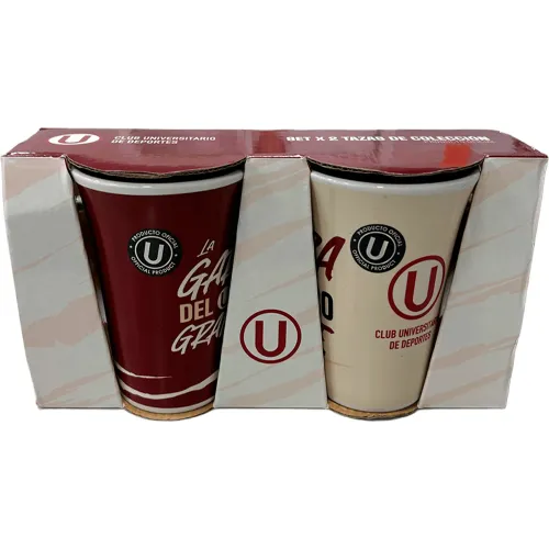 UNIVERSITARIO Set X2 Taza Latte Universitario 360ml