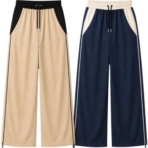ENKI Pack2 Pantalón Bicolor Beige Azul