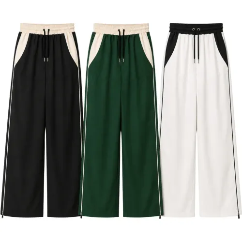 ENKI Pack3 Pantalón Bicolor Negro Verde Blanco