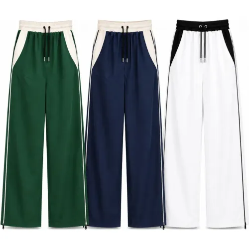 ENKI Pack3 Pantalón Bicolor Verde Azul Blanco