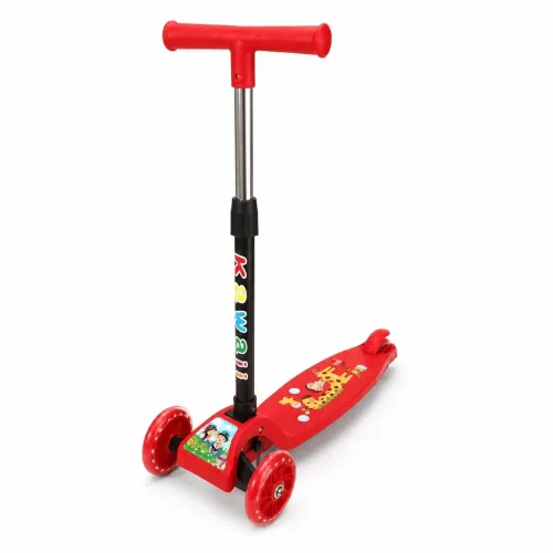 GENERICO Scooter Infantil 3 Ruedas Plegable Ajustable Para Niñas Y Niños Con Luces Led