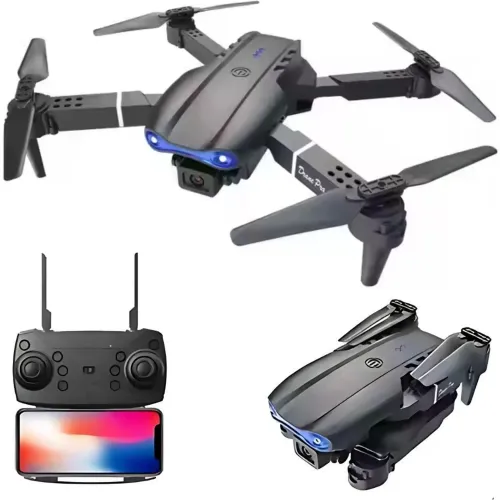 GENERICO Dron E99 Pro Con Doble Cámaras 4k Fhd Wifi + Estuche - Negro