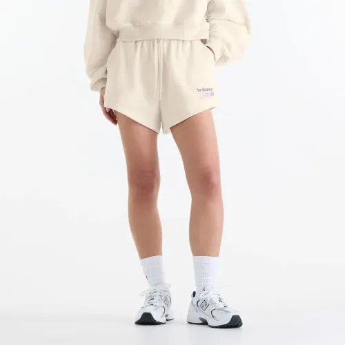 New Balance Short Deportivo Mujer Trackside French Terry