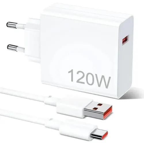 XIAOMI Cargador De Pared Hypercharge De 120w + Cable (Type-A)