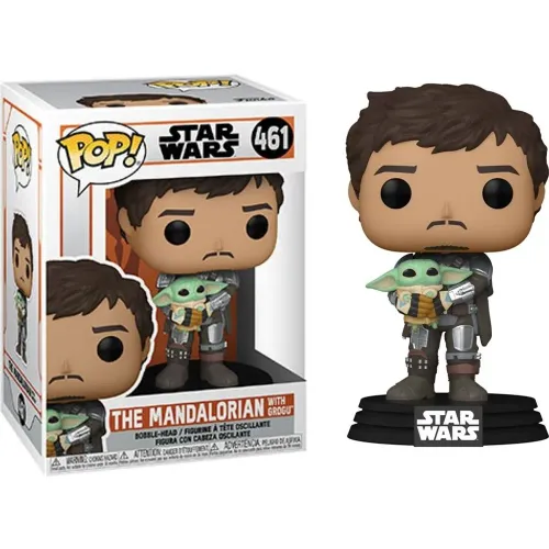 Star Wars Pop Star Wars: Mandalorian - Mando Holding Child 54525