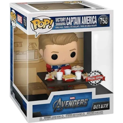 marvel Pop Deluxe: Marvel - Victory Shawarma Captain America Se 54897