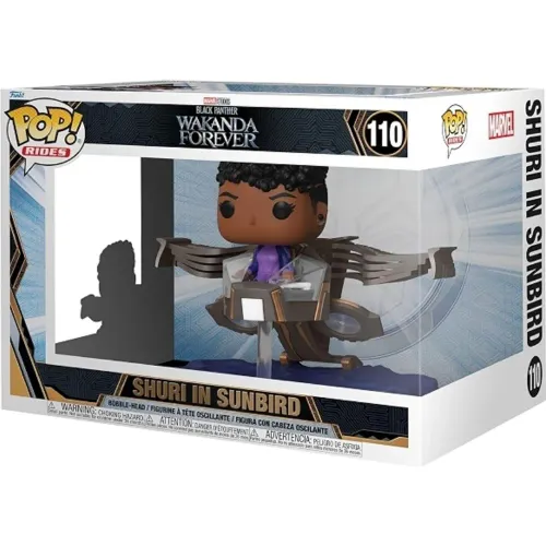 marvel Pop Ride Super Deluxe: Marvel: Black Panther: Wakanda Forever - Shuri In Sunbird 63947
