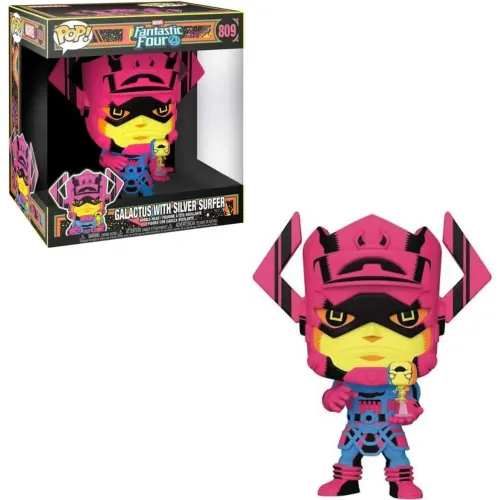 marvel Pop 10plg Jumbo Marvel: Fantastic Four - Galactus W/Silver Surfer (Black Light Ver) W/Chase Se 55165