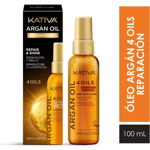 KATIVA Kativa Aceite De Argan 4 Olis X100ml Rl