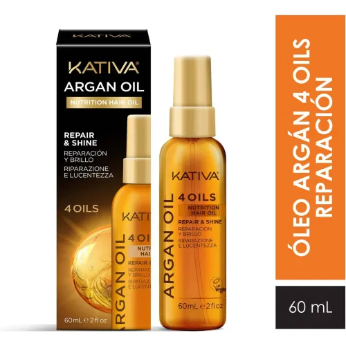 KATIVA Kativa Aceite De Argan 4 Oils Nut Hair Oilx60ml Rl