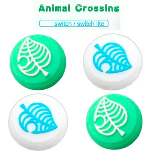 GENERICO Set 4 Und Grips Nintendo Switch Animal Crossing Protectores Joystick