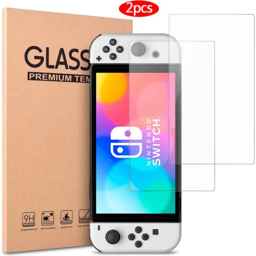 GENERICO Pack 2 Und Mica De Vidrio Para Nintendo Switch Oled