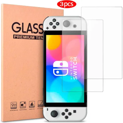 GENERICO Pack 3 Und Mica De Vidrio Para Nintendo Switch Oled