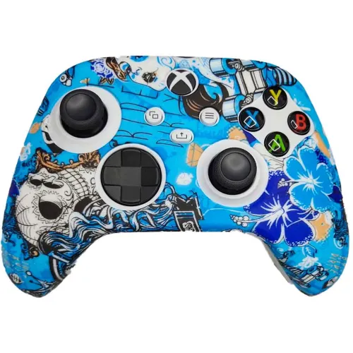 GENERICO Funda Para Mando Xbox Series Xs Turquesa Con Diseño