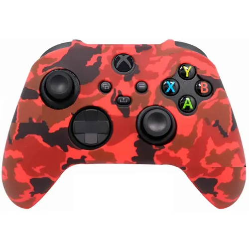 GENERICO Funda Para Mando Xbox Series Xs Rojo Camuflado