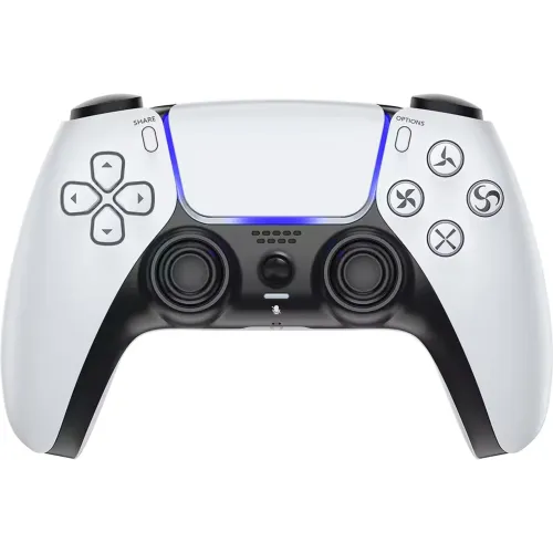 GENERICO Mando Para Ps5 Blanco Alternativo Inalámb Háptica Adaptativos Mod A