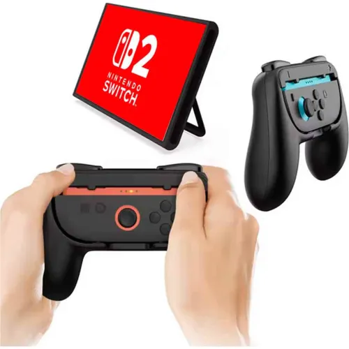 GENERICO Adaptador Grips Joy Cons Para Mando Nintendo Switch 2 Agarre Negro