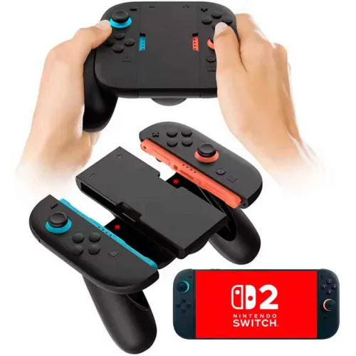 GENERICO Grip Cargador Para Joycons Nintendo Switch 2 2000mah