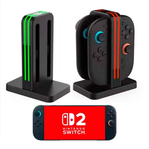GENERICO Estación De Carga Joycons Nintendo Switch 2