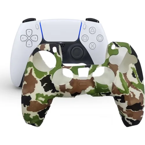 GENERICO Funda Para Mando Ps5 Dualsense Blanco Militar Camuflado