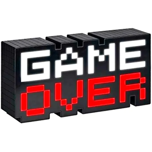 GENERICO Lámpara Gamer Game Over Reacciona A La Música Luces Gamer 30cm