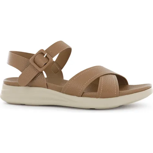 Impuls Sandalias Cuña Mujer Aina05 Camel