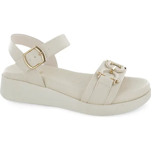 Impuls Sandalias Cuña Mujer Aina06 Hielo