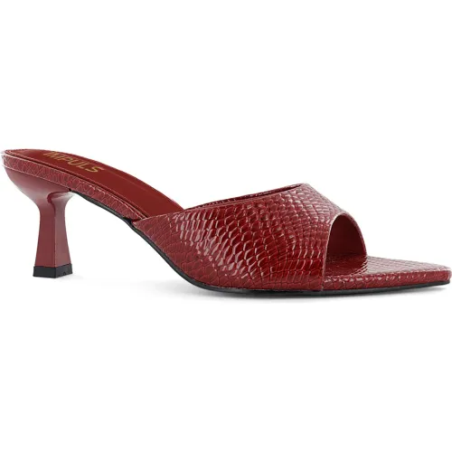 Impuls Sandalias Taco Mujer Jennie06 Rojo