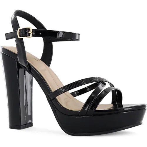 Impuls Sandalias Taco Mujer Rose05 Negro