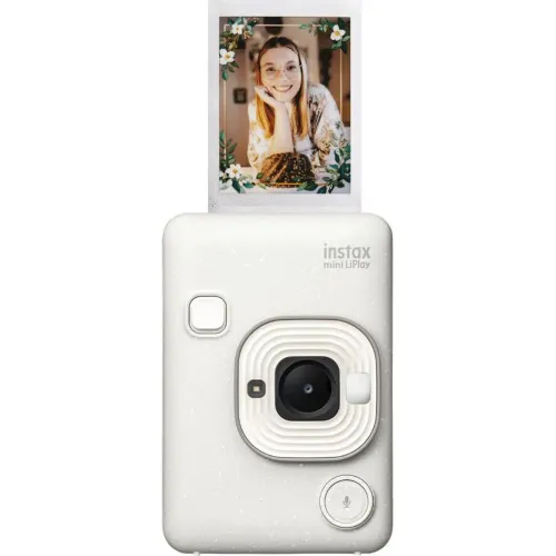 FUJIFILM Cámara Instax Fujifilm Hibrida Mini Liplay - Misty White