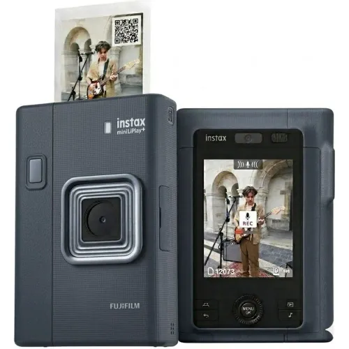 FUJIFILM Cámara Instax Fujifilm Hibrida Mini Liplay Plus Midnight Blue