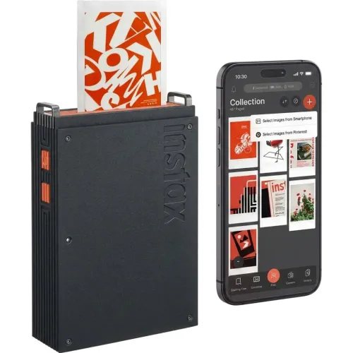 FUJIFILM Impresora Instax Fujifilm Mini Link Plus Black & Orange