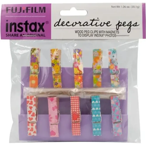 FUJIFILM Ganchos Madera Decorativos Instax Fujifilm 10