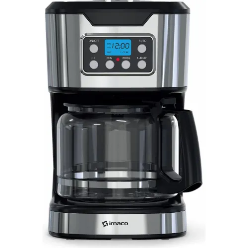 Imaco Cafetera Electrica 12 Tazas Pantalla Digital Cm1282 Imaco