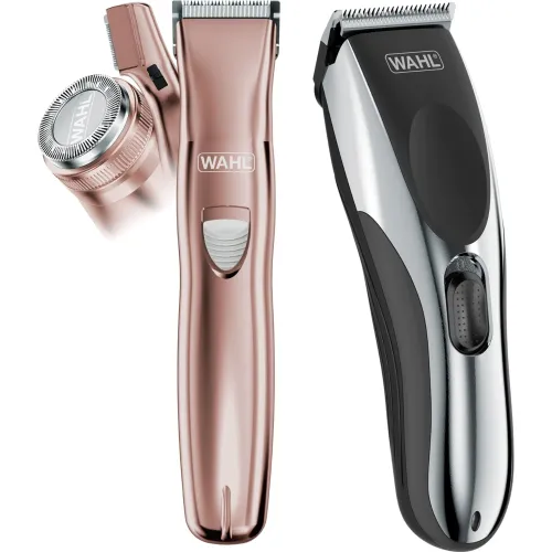 WAHL Combo Depiladora Facial Corporal Dama 09865-2908 + Cortadora Cabello Y Barba 3024610 Wahl