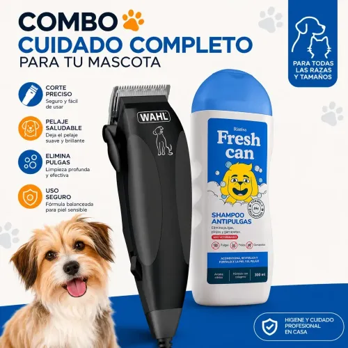 WAHL Combo Cuidado Completo Para Mascotas